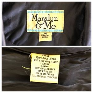 Maralyn & Me Jackets & Coats - Maralyn & Me Black Moto Style Vegan Leather Vest Maralyn & Me Jackets & Coats - Maralyn & Me Black Moto Style Vegan Leather Vest
